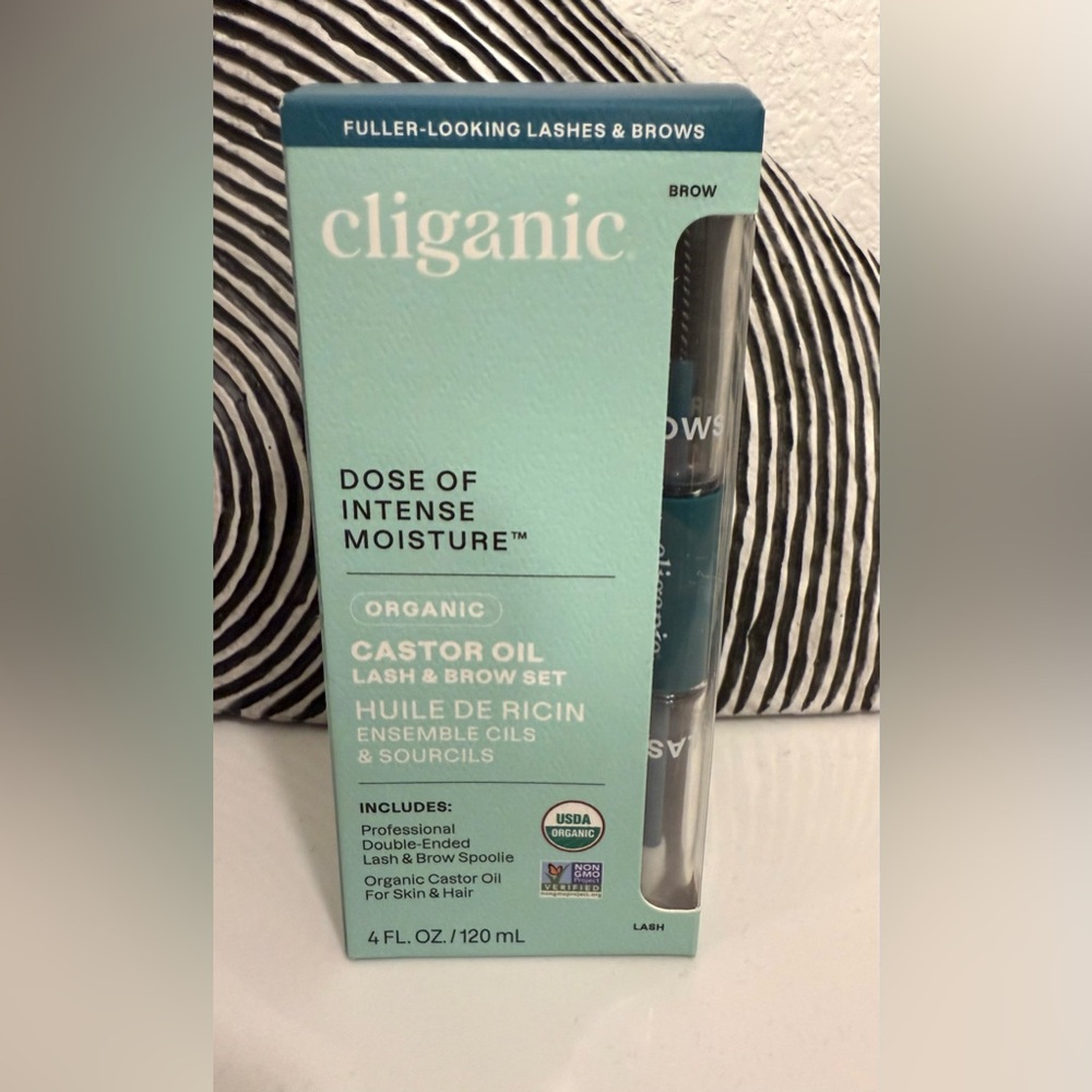 Organic Castor Oil Lash & Brow Set - Blue